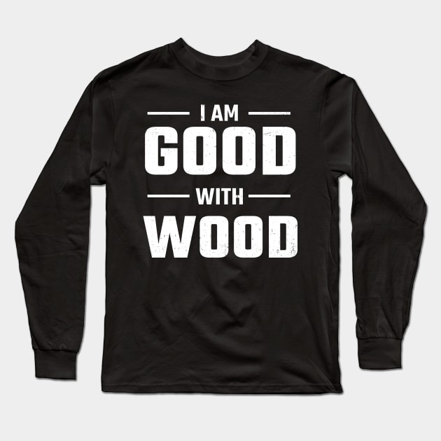 woodworking Long Sleeve T-Shirt by Mandala Project